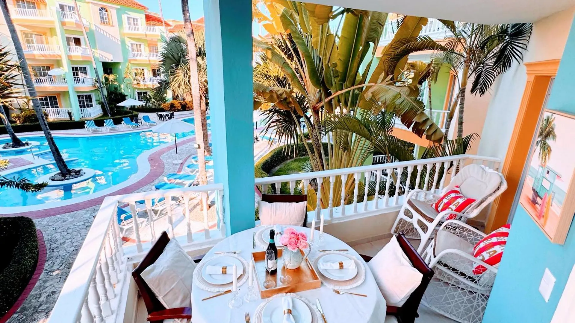 Walk To Beach, Shops, Dining, Pool View, Fast Wifi Punta Cana Dominican Republic